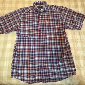 ARIAT PRO SERIES Mens Short Sleeve Button Down